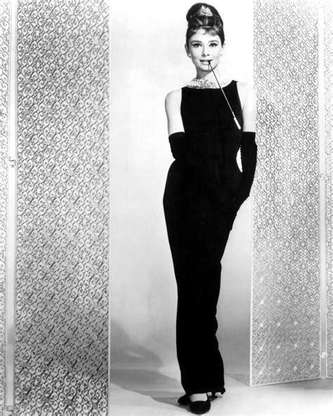 audrey hepburn black givenchy dress|breakfast at tiffany's outfits.